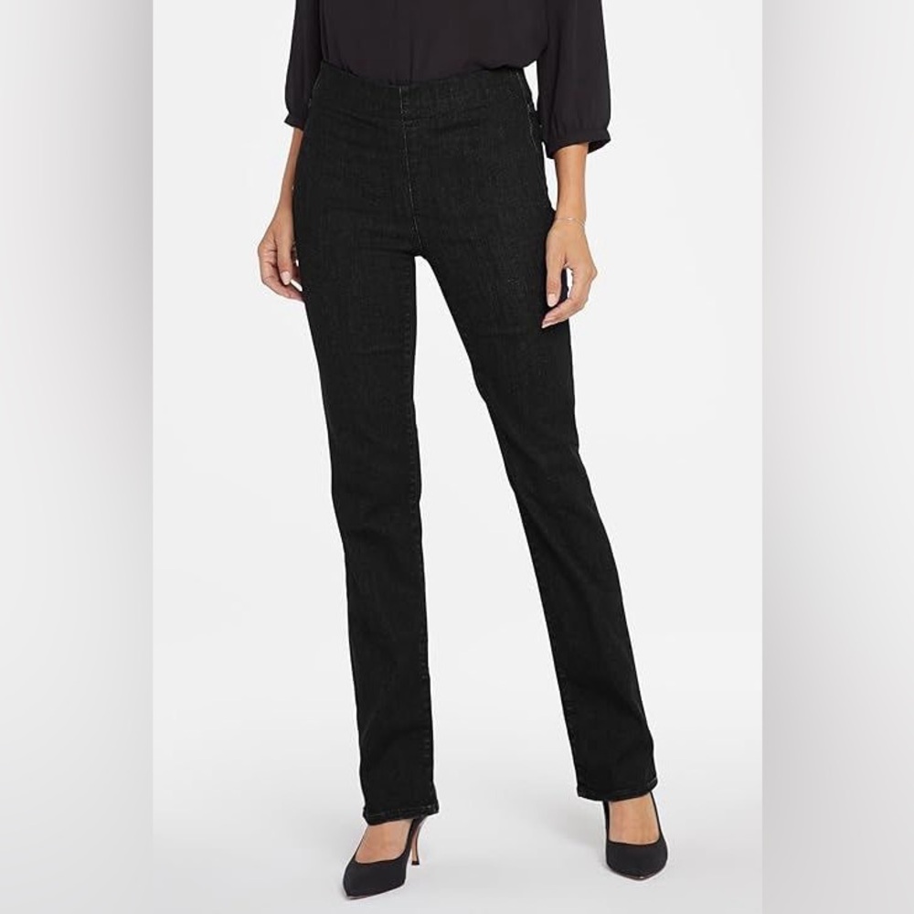 New NYDJ Pull on Marilyn Straight Leg Jeans Size 00
